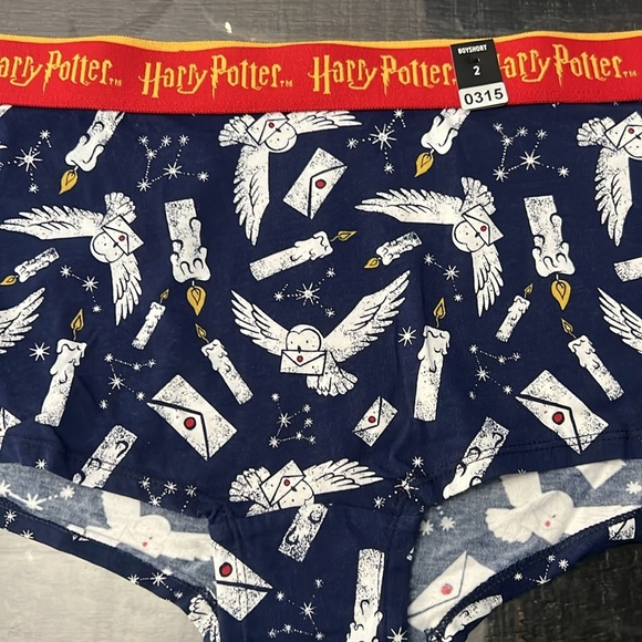 3 for $30 TORRID NWT Harry Potter Seamless Boyshort Panty - Cotton Hedwig 0315 - Picture 6 of 6